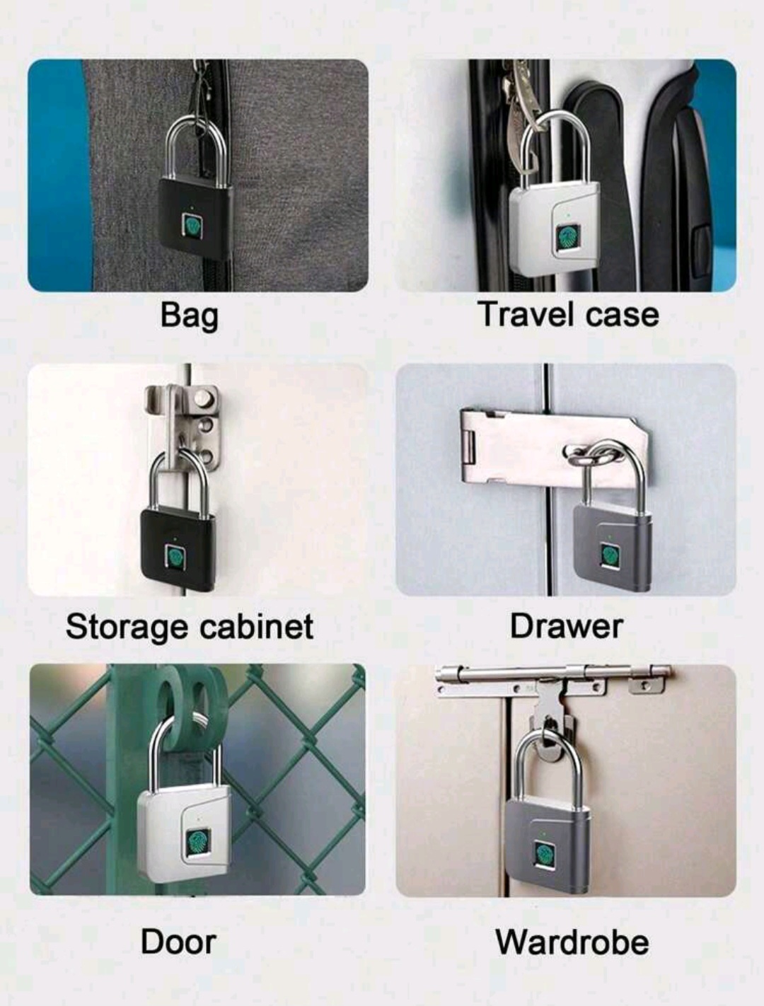 Finger Print Smart Padlock